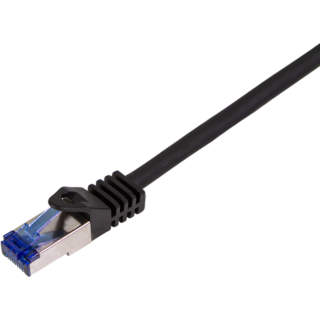 Patchcord S/FTP Cat 6A 2m Black