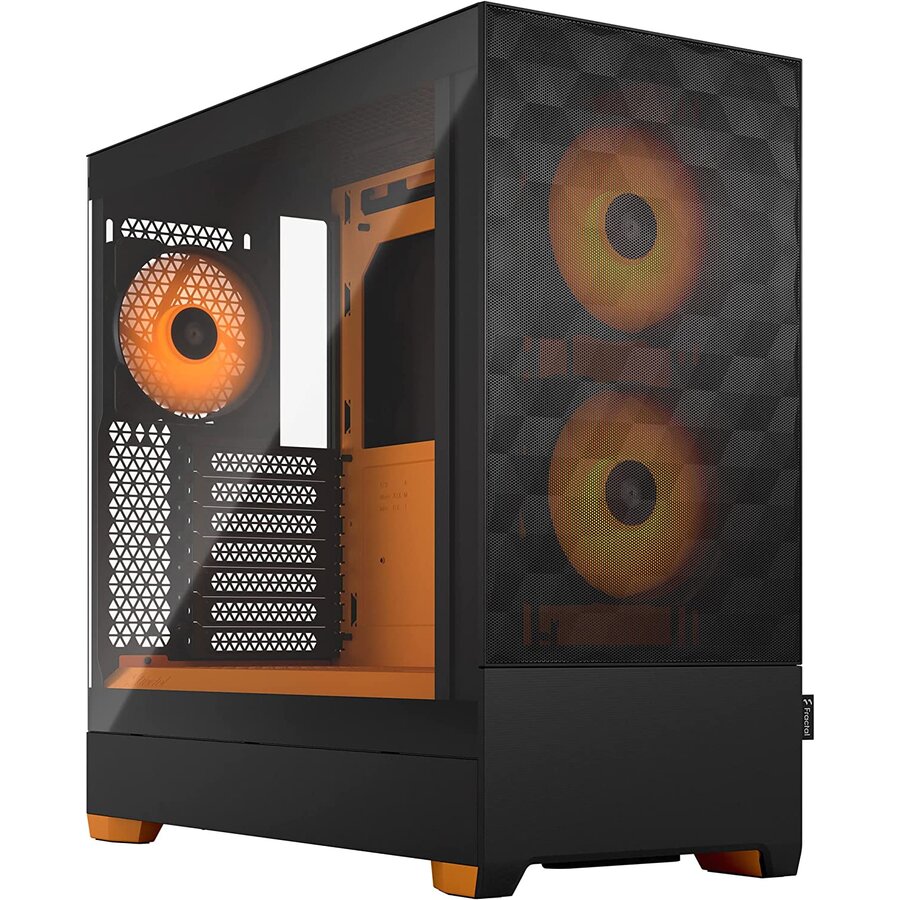 Oferte la Carcasa Pop Air RGB orange Core TG Clear Tint, Tower Case (black/orange)
