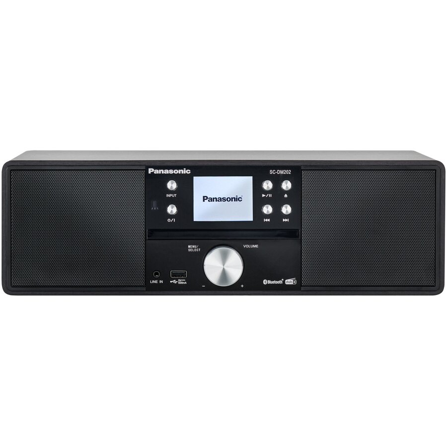 Oferte la Microsistem Audio Stereo All-in-One Panaonic SC-DM202EG-K CD Player Radio DAB+ / FM Bluetooth Negru