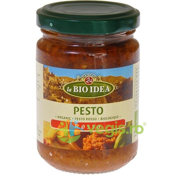 Oferte la Pesto Rosu cu Rosii Uscate la Soare Ecologic/Bio 130g