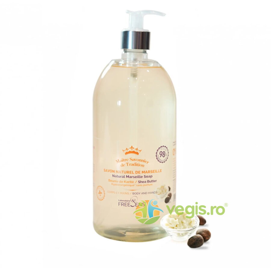 Oferte la Sapun Natural Lichid de Marseille Hipoalergenic cu Unt de Shea pentru Corp si Maini 1L