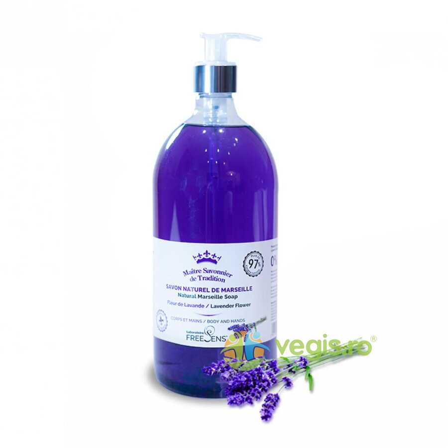 Oferte la Sapun Natural Lichid de Marseille cu Parfum de Lavanda pentru Corp si Maini 1L