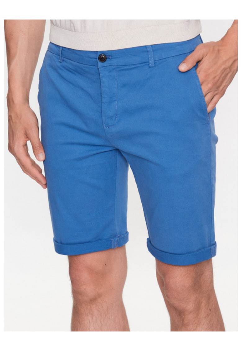 Oferte la Pantaloni scurti barbati -  301872108 - Bumbac - Alb