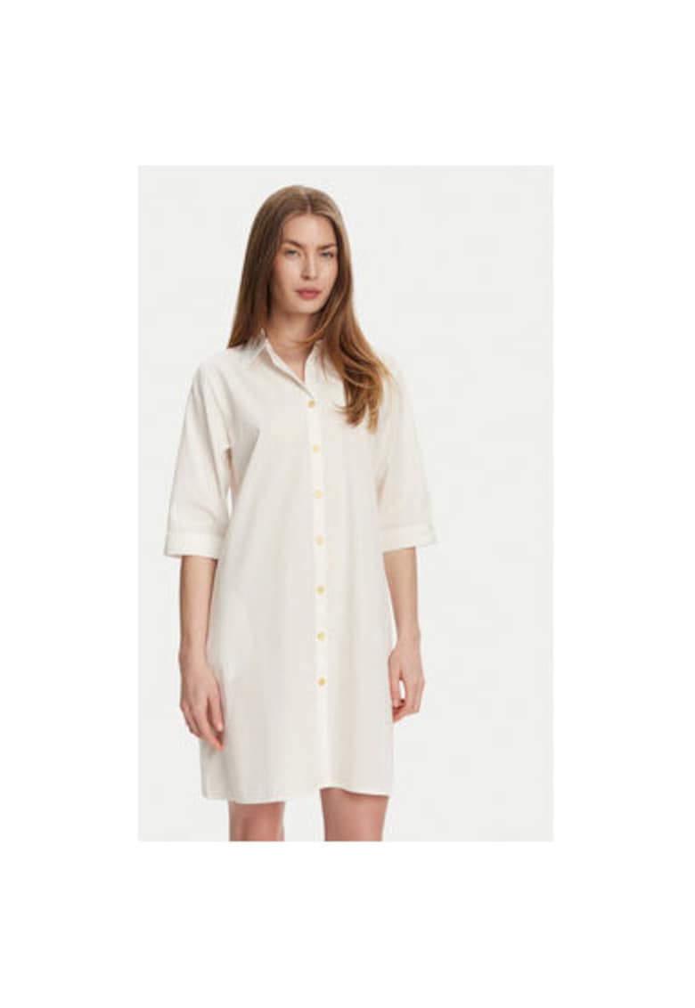 Oferte la Camasa stil rochie dama  BM033 - Bumbac - M INTL - Ecru