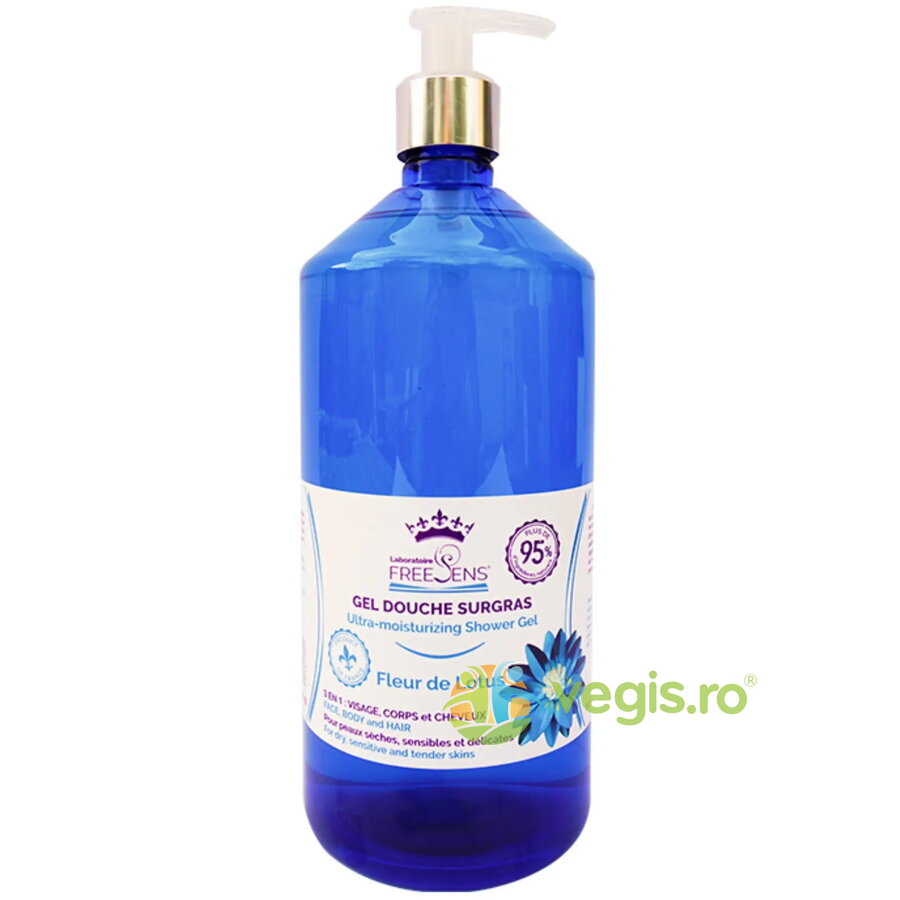 Oferte la Gel de Dus Ultrahidratant 3 in 1 pentru Fata, Corp si Par cu Extract de Floare de Lotus 1L