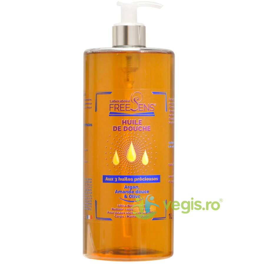 Oferte la Ulei de Dus Ultrahranitor cu 3 Uleiuri Pretioase de Argan, Migdale Dulci si Masline 1L