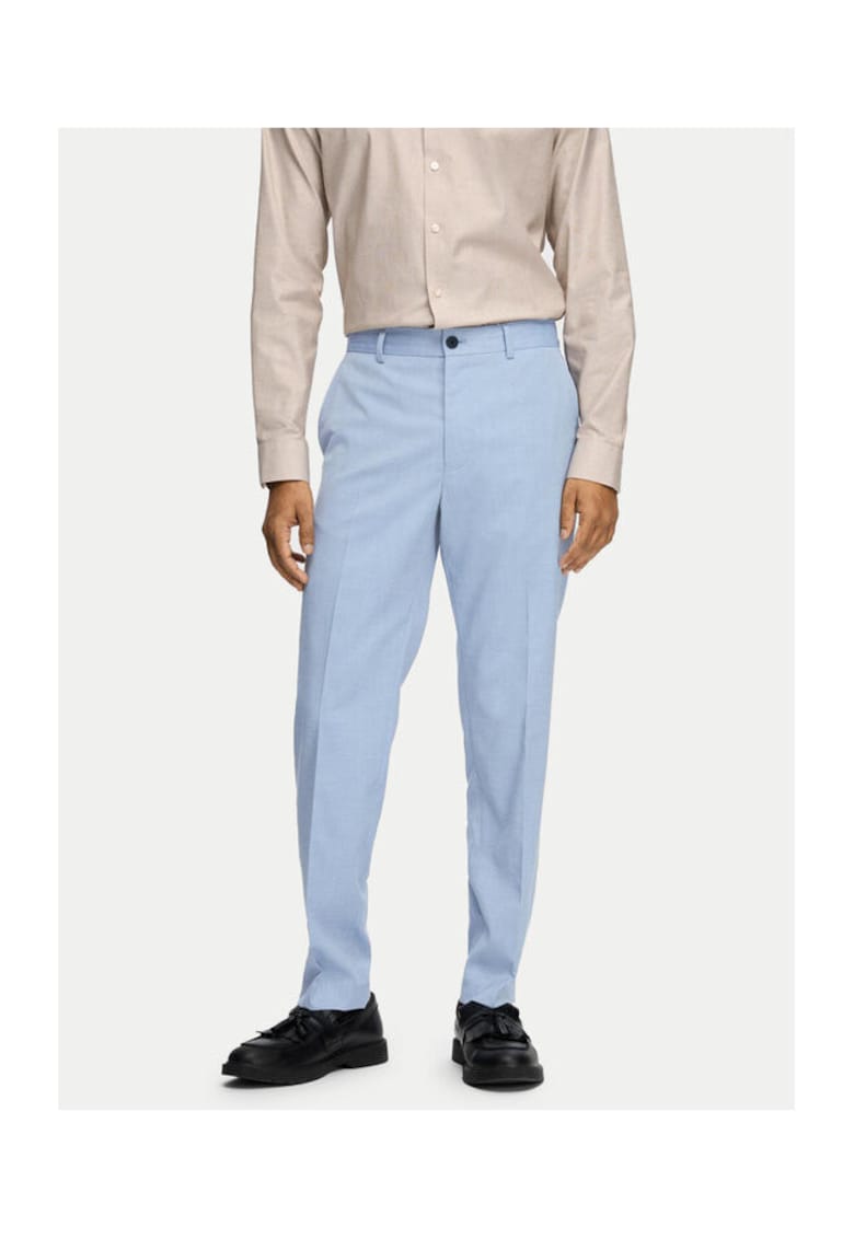 Oferte la Pantaloni barbati -  304704796 - Poliester reciclat/Viscoza - Albastru - Albastru