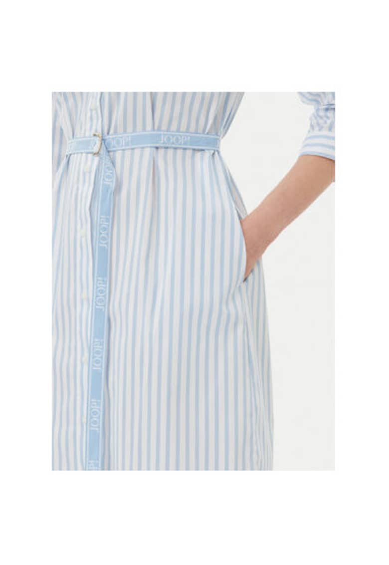 Oferte la Camasa stil rochie dama  10019215 30046521 - Bumbac/Poliamida - Albastru deschis - Albastru deschis