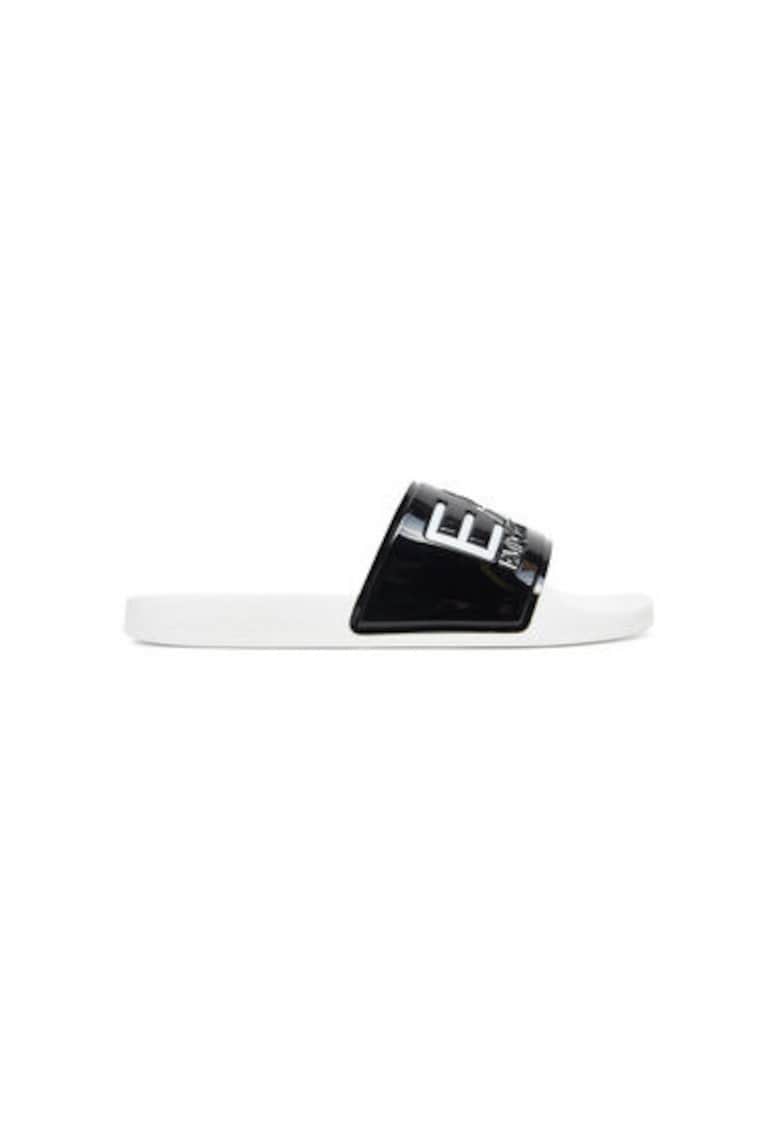 Oferte la Slapi unisex  Emporio Armani - 7X000108 AF15118 - Sintetic - Negru - Negru