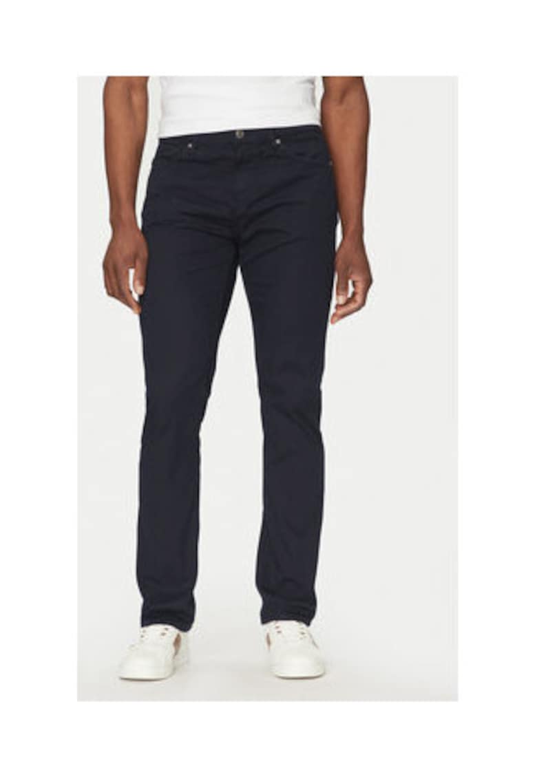 Pantaloni slim fit din amestec de bumbac