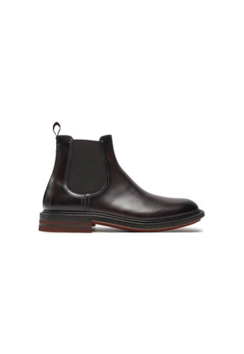 Oferte la Botine cu glezna joasa barbati  FU0981.A03PMLAPF - Piele naturala - Maro - Maro
