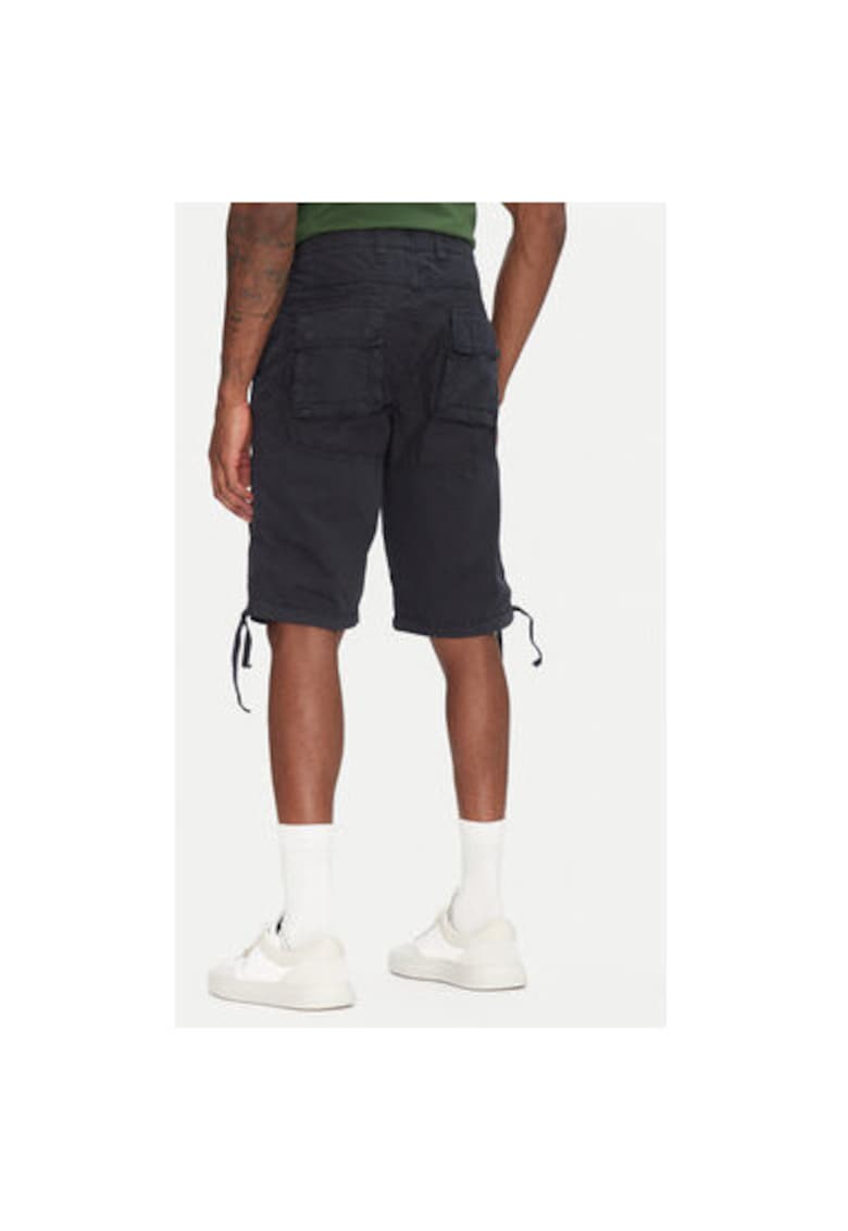 Oferte la Pantaloni scurti barbati din bumbac - Bleumarin