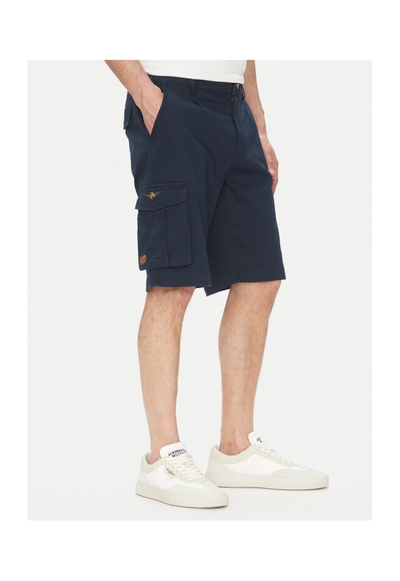 Oferte la Pantaloni scurti barbati  251BE256CT3511 - Bumbac - Bleumarin - Bleumarin