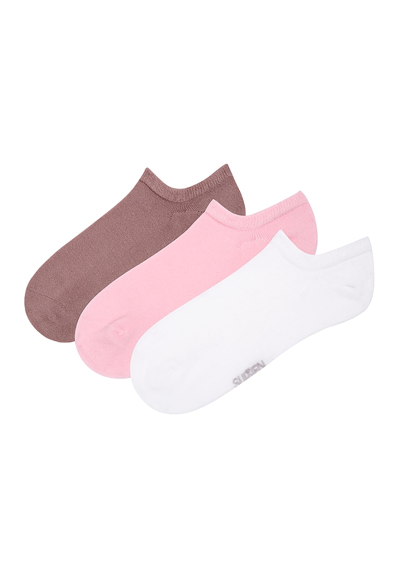 Oferte la Set de sosete foarte scurte uni - 3 perechi