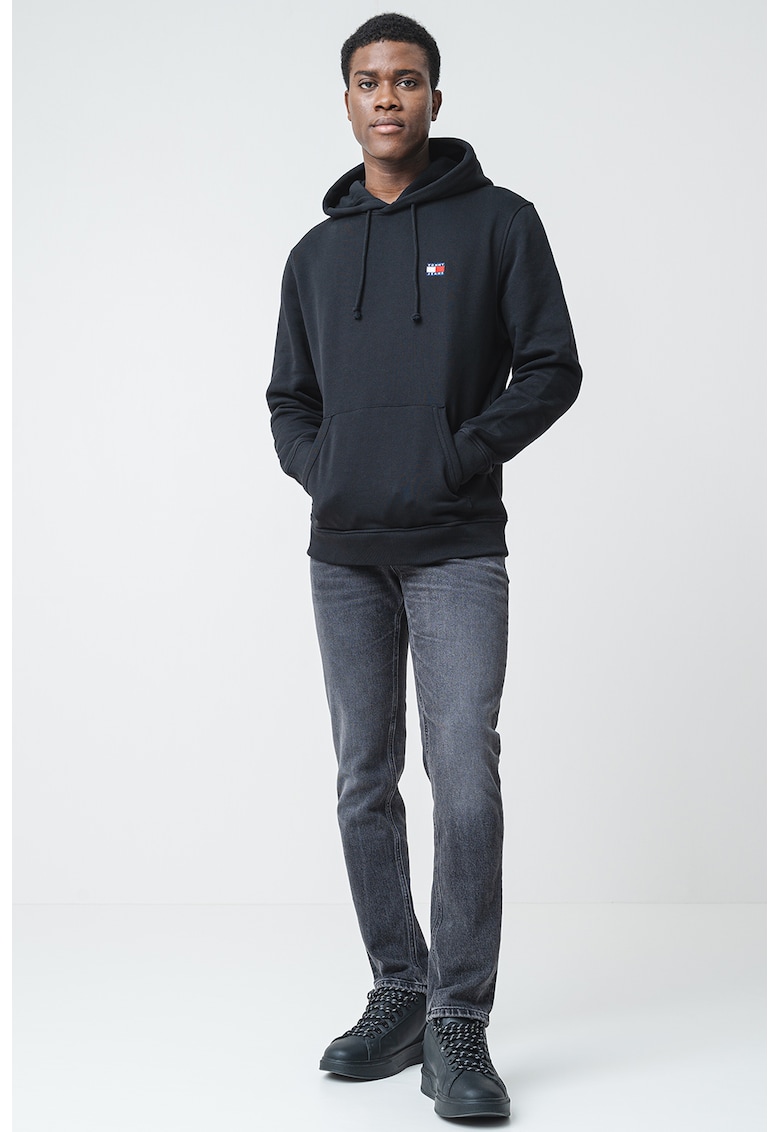 Oferte la Hanorac regular fit cu buzunar kangaroo - Rosu/Alb/Negru