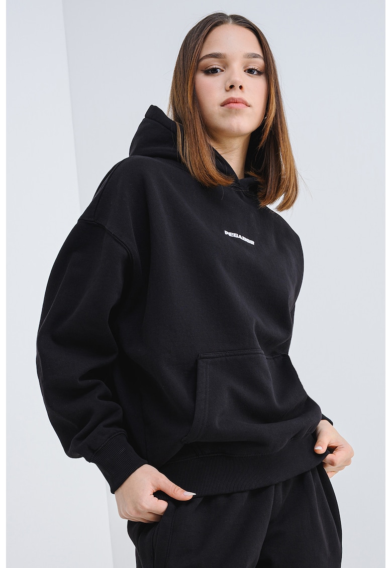 Oferte la Hanorac cu maneci cazute - Negru