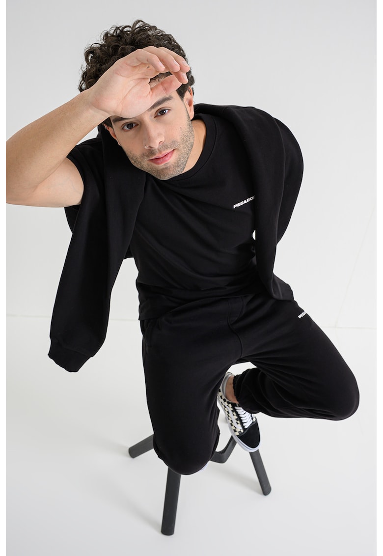 Oferte la Tricou regular-fit cu logo discret - Negru/Alb optic