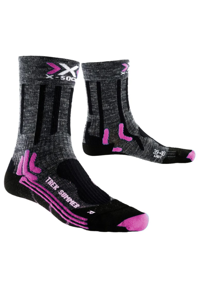 Oferte la Sosete sport -  Poliester/Poliamida - Multicolor - Marimea