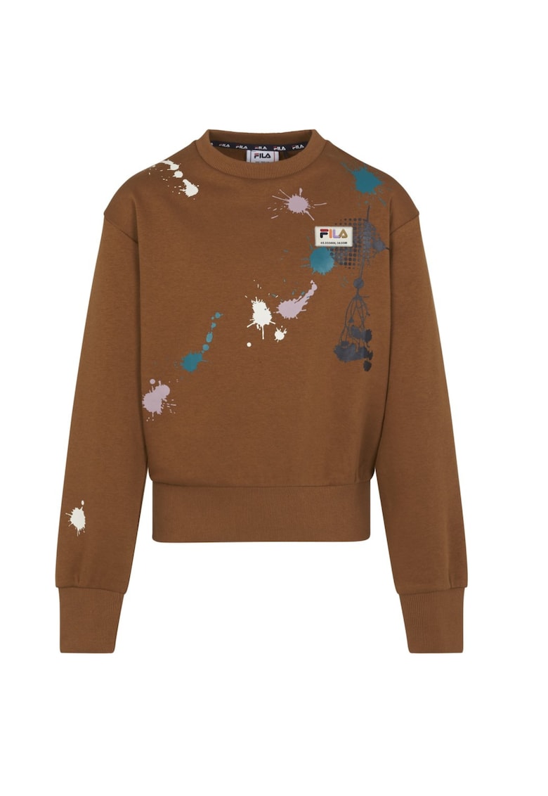 Oferte la Hanorac pentru fete Fila Tillburg - bumbac/poliester - maro -