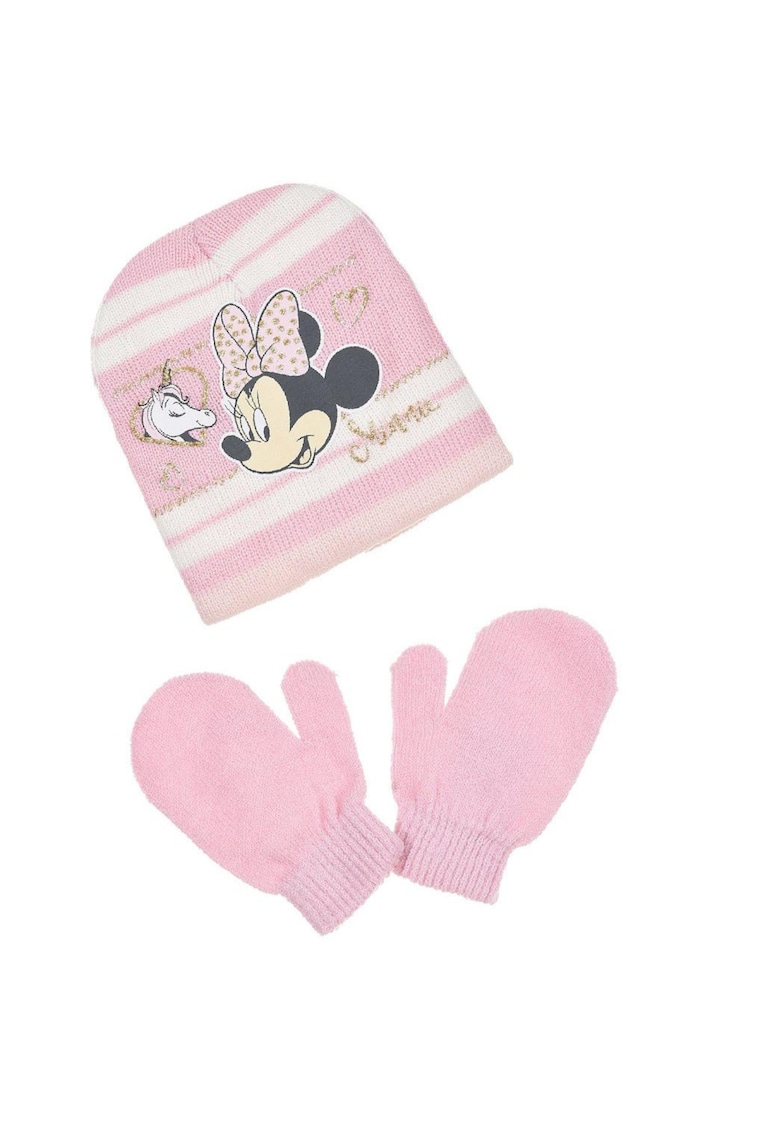 Oferte la Set caciula si manusi  roz - Myszka Minnie sisafzx - Rosu