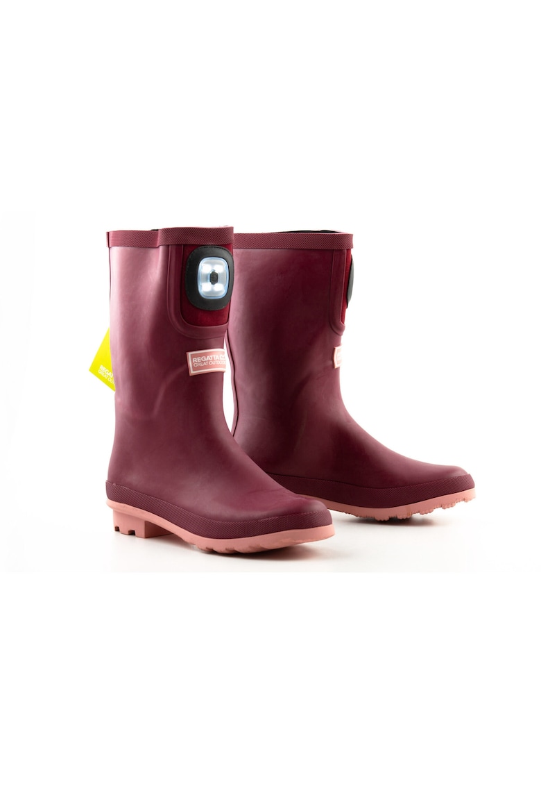 Oferte la Cizme de ploaie dama  Fairweather Shine - plastic - impermeabile - visiniu