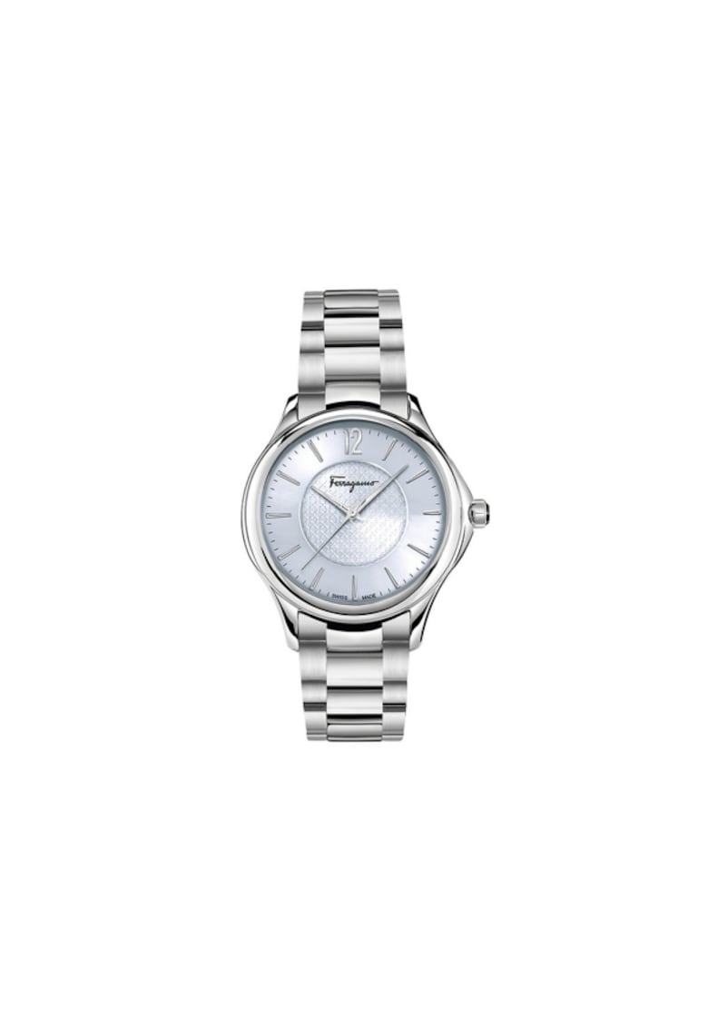 Oferte la Ceas analogic  mecanism quartz - sticla safir/inox - argintiu - 32x9mm