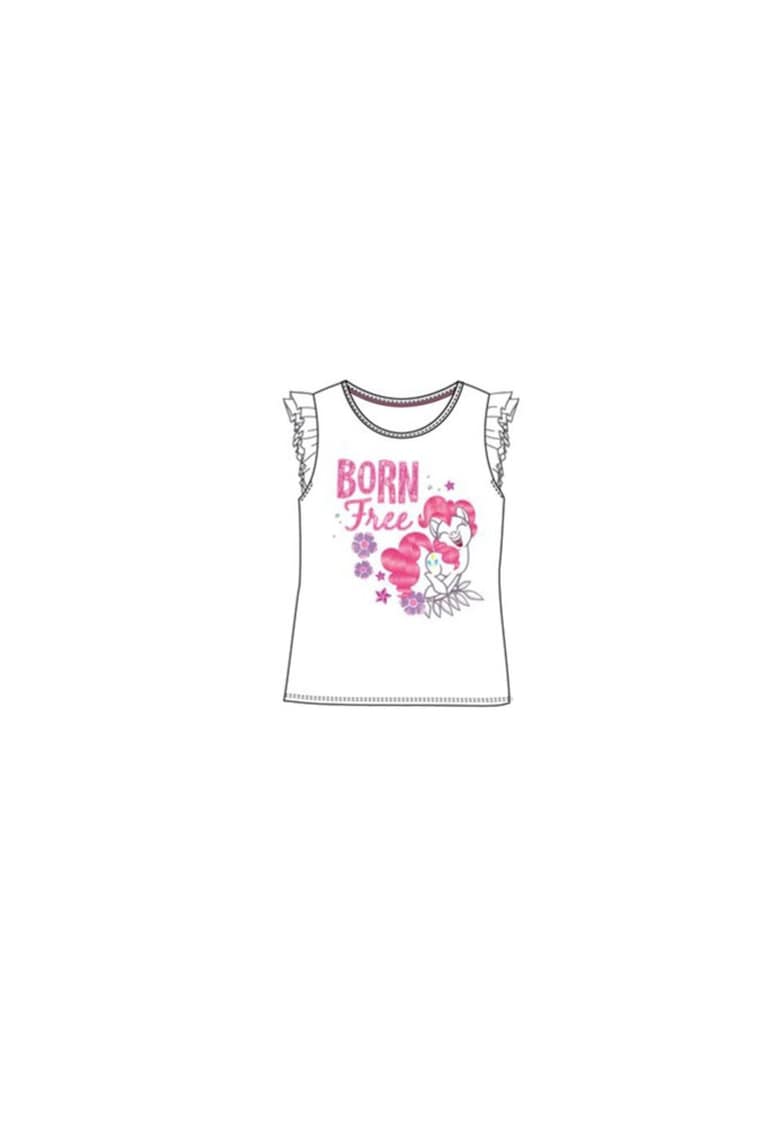 Oferte la Tricou bumbac - Born Free - alb