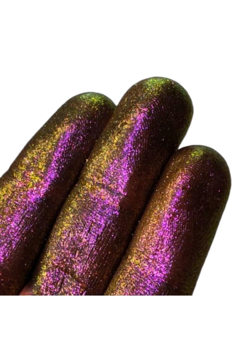 Oferte la Pigment  PK54 aramiu cu irizatii roz-verzi Sparkle/Microglitter pentru machiaj - 1g