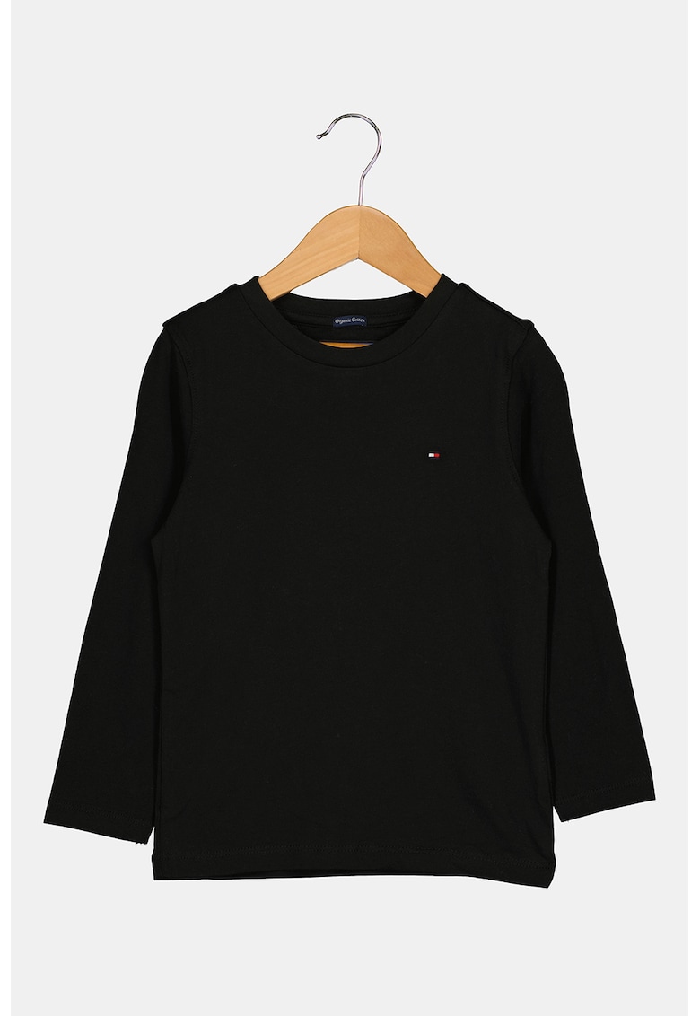 Oferte la Bluza din bumbac organic cu detaliu logo - Negru
