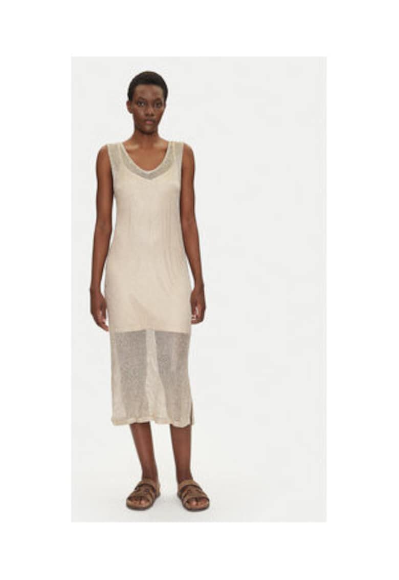 Oferte la Rochie de seara -  auriu - 70% viscoza - 30% fibra metalica