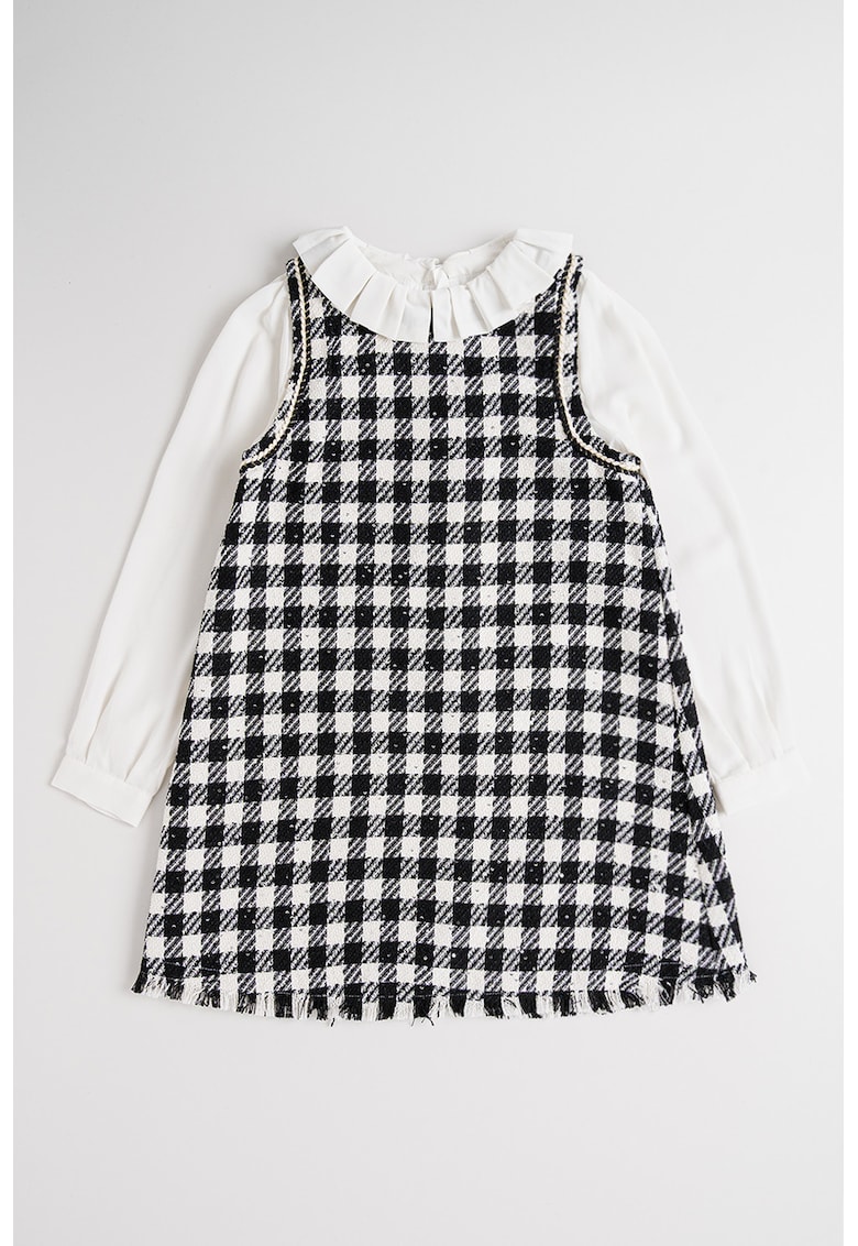 Oferte la Set de sarafan si bluza - Negru/Alb murdar