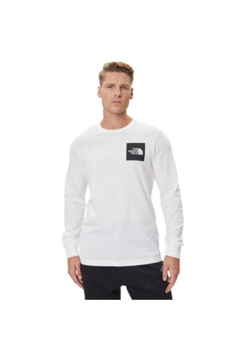 Oferte la Bluza sport barbati -  bumbac/poliester - alb/negru