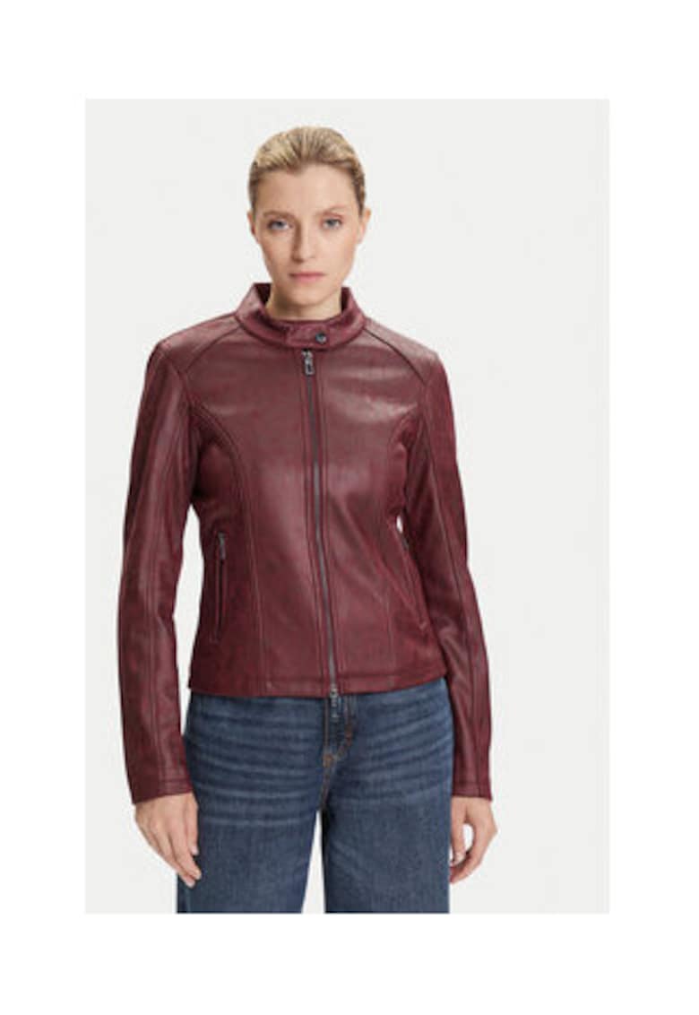 Oferte la Jacheta dama -  bordeaux - piele ecologica