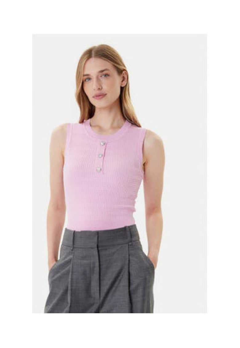 Oferte la Top Dama -  Roz - 62% viscoza - 38% poliamida -