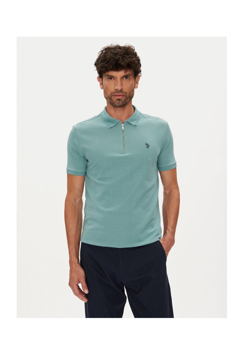 Tricou barbati  verde - bumbac