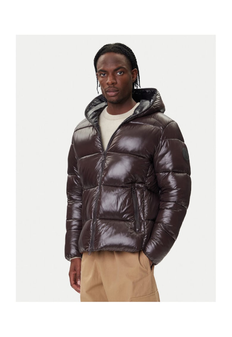 Oferte la Geaca de iarna barbati  maro - material impermeabil
