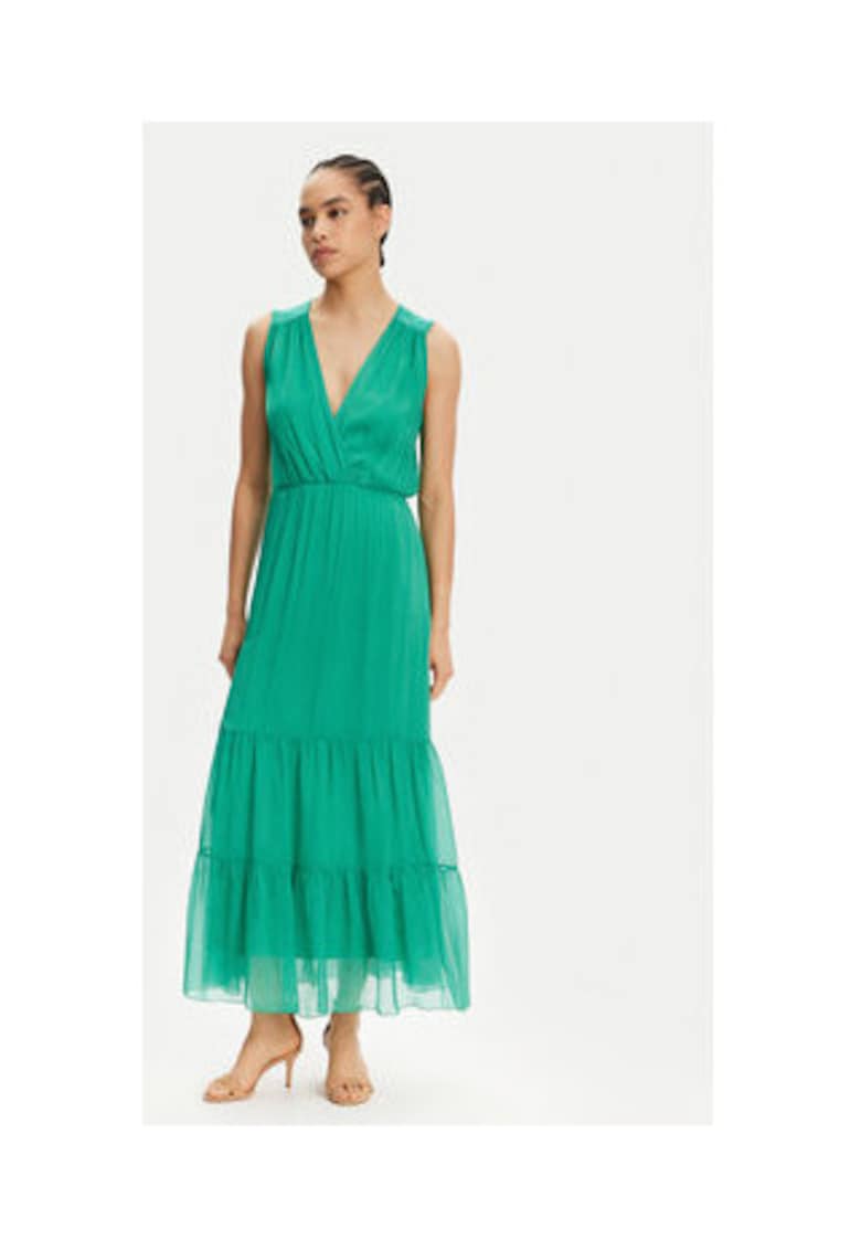 Oferte la Rochie de vara Dama -  Verde - 70% viscoza - 30% matase