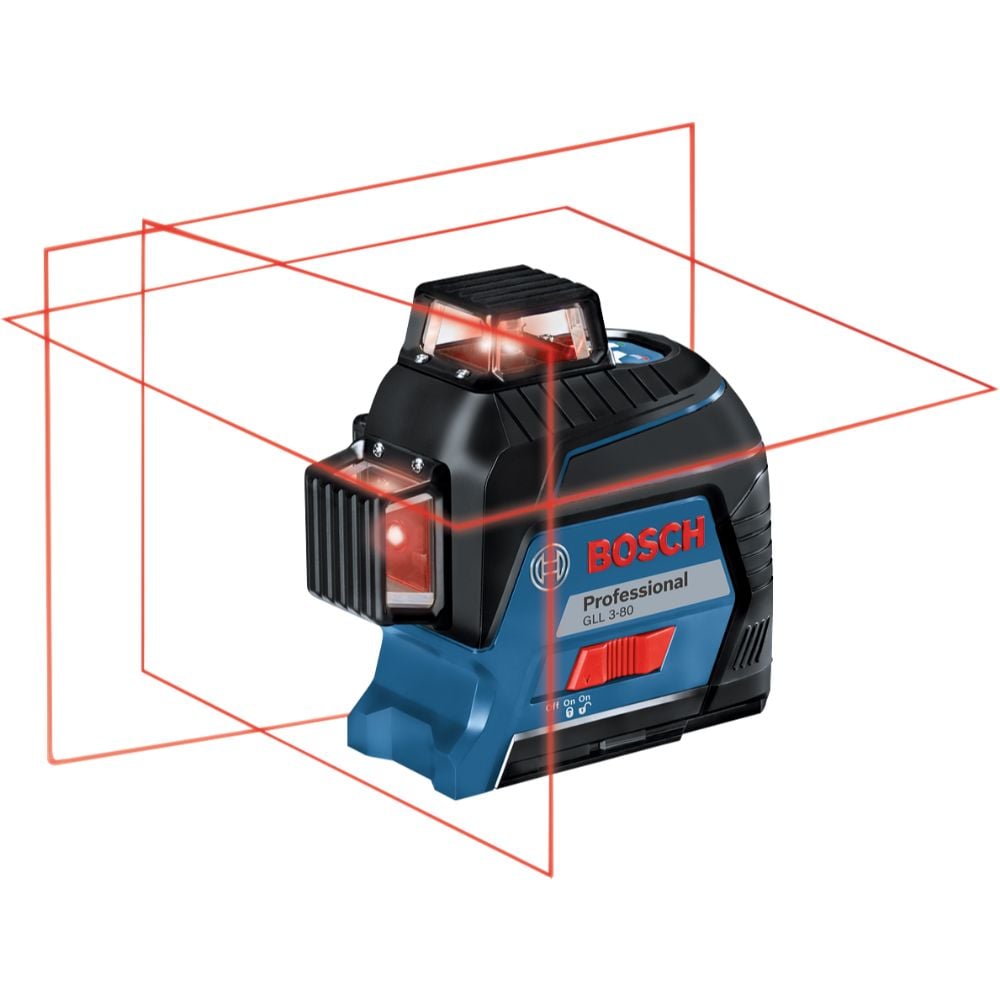 Oferte la Nivela cu laser si linii Bosch Professional GLL 3-80, 120 m, autonivelare, stativ