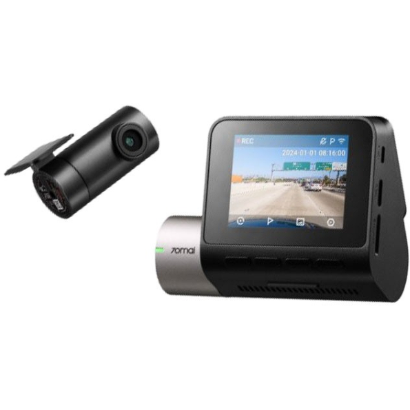 Oferte la Set Dash Cam A510   Camera  1944p HD  Sony Starvis2 IMX675  HDR  ADAS + Camera Spate 70mai RC11 Negru