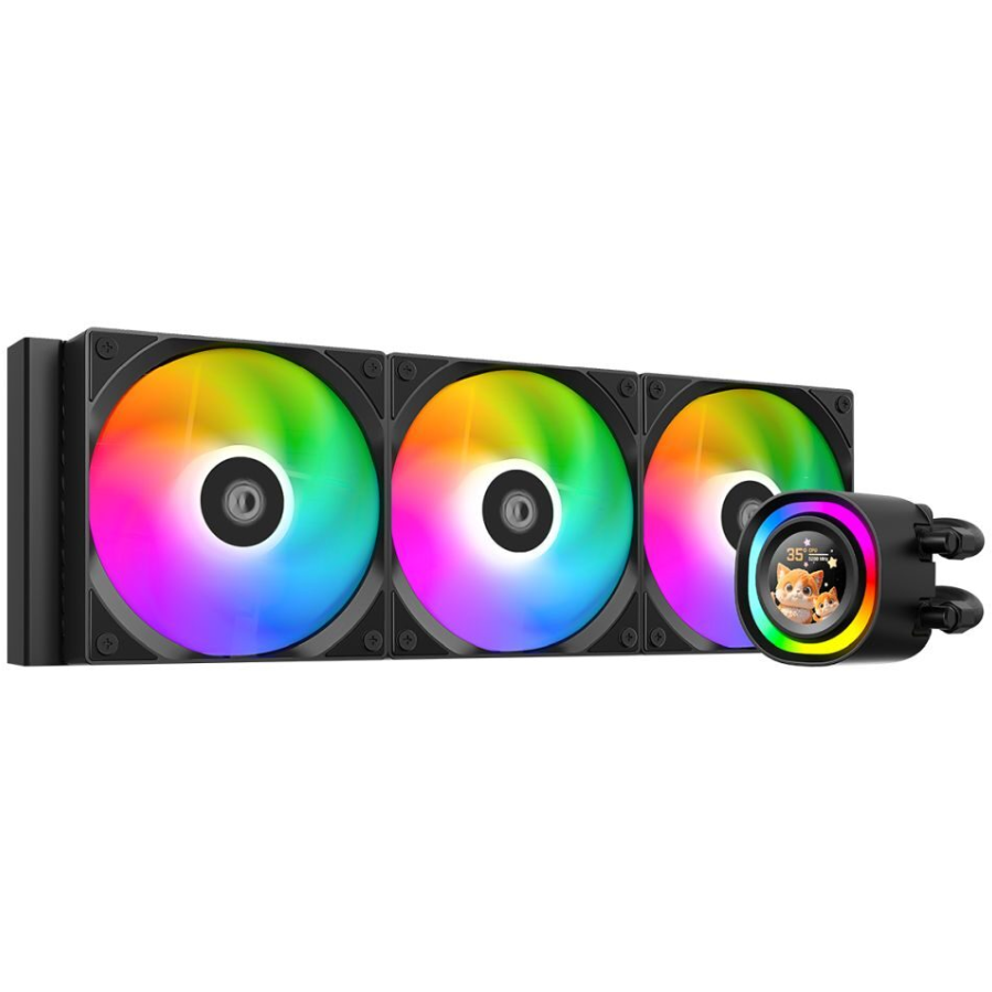 Oferte la Cooler Procesor Cu Lichid FX360 LCD Cu Display Negru Iluminare ARGB