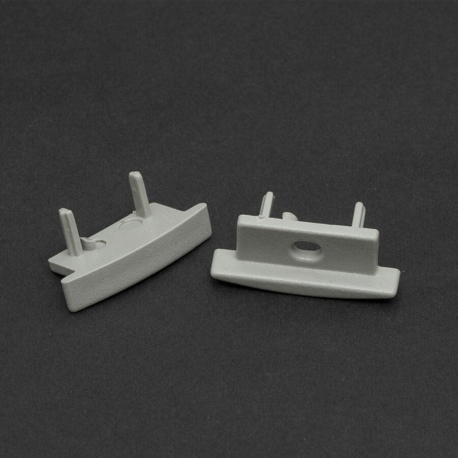 Oferte la Capac Capat Profil Aluminiu LED Inchidere Sina ABS Set 2 Bucati Gri