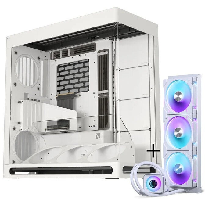 Oferte la Carcasa HAVN HS 420 VGPU + PHANTEKS Glacier One 420D30 X2 DRGB AiO Alb