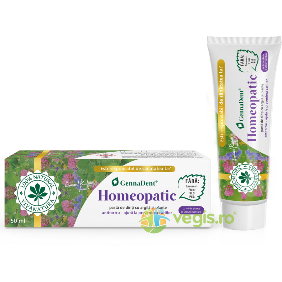 Oferte la Pasta de Dinti Homeopatic cu Argila si Plante 50ml
