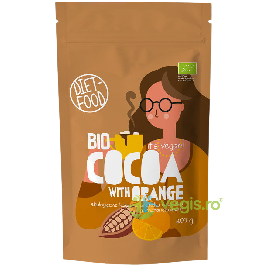 Oferte la Cacao cu Aroma de Portocale Ecologica/Bio 200g