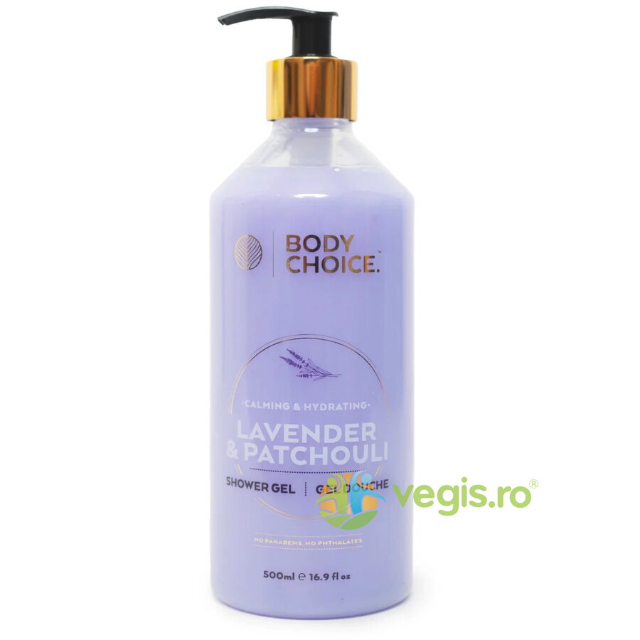 Oferte la Gel de Dus Calmant si Hidratant cu Parfum de Lavanda si Patchouli 500ml