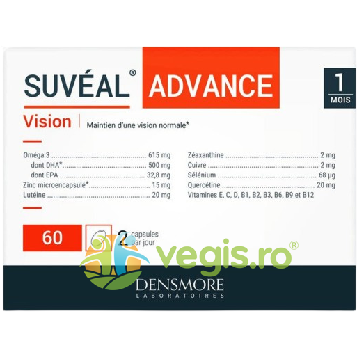 Oferte la Suveal Advance Suveal Advance (Imbatranire Avansata a Retinei, Pierderea Vederii Centrale) 60cps moi