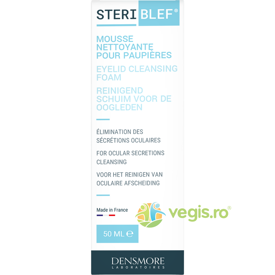 Oferte la Steriblef Spuma de Curatare pentru Pleoape si Gene 50ml