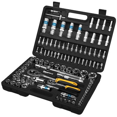 Oferte la Trusa chei tubulare si burghie Fieldmann FDG 5001-108R, 108 piese