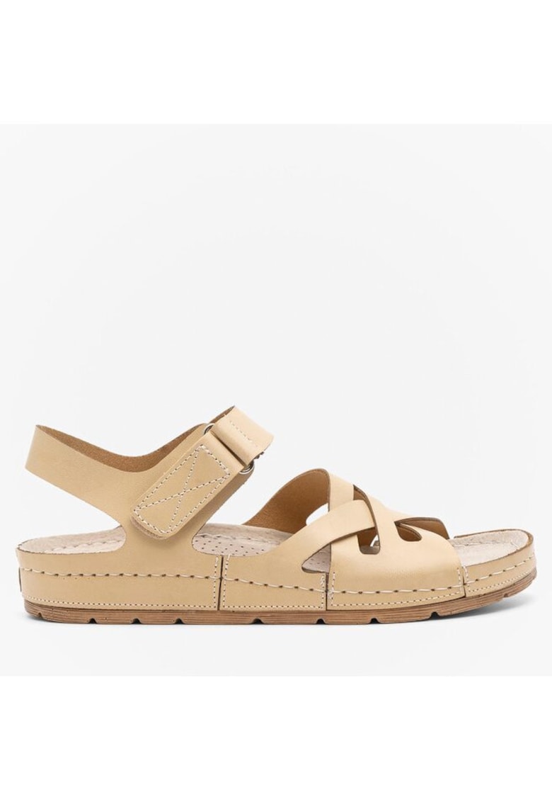 Oferte la Sandale dama -  Sintetic - Bej - Bej