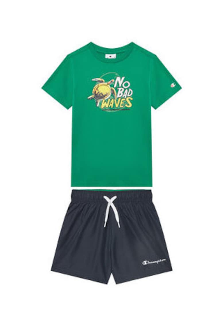 Oferte la Trening lifestyle barbati -  bumbac - verde/bleumarin